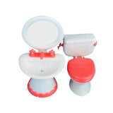 Maxbell Doll House Dollhouse Furniture Bathroom Set Toilet and Sink for 12inch dolls