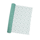Maxbell Jacquard Net Mesh Ornament Floral Wrapper for Valentine's Day Gifts Birthday Green