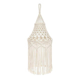 Maxbell  Handmade Macrame Light Shade Chandeliers Hanging Lamp Cover Boho Chic Decor