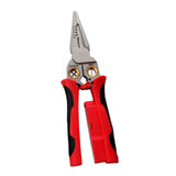 Maxbell Wire Stripper Crimper Wear Resistant Electrical Test Pliers Accessory Sturdy Red