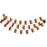 Maxbell 30Pcs 10m German Flag String Bunting Banner Garland Outdoor Garden Decor - Aladdin Shoppers