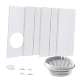 Maxbell Air Conditioner Window Kit Sturdy Replacement for Repair Home Sliding Window without Rain Cover