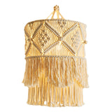 Maxbell Macrame Woven Light Shade Chandeliers Hanging Lamp Cover Boho for Home Decor