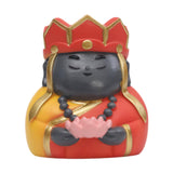 Maxbell Small Figure Sculpture Collectible Resin Ornament for Study Room Indoor Home 6x6x6.3 cm Red