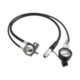 Scuba Diving Pressure Gauges for Air Respirator Water Sports Regulator Hose