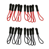 Maxbell 20pcs Zipper Pulls Replacement Zip Cord Puller Slider For Jacket Backpack