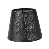 Metal Lampshade Iron Accessories Light Cover for Floor Lamps Chandelier Cafe Black