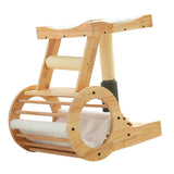 Cat Climbing Frame Activity Center Platform Bed Cat Scratcher for Kitten Style A - Aladdin Shoppers