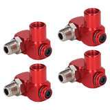 Maxbell 4x Air Hose Fittings 1/4 inch NPT Sturdy Portable Multipurpose