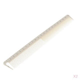 Maxbell 2X Salon Professional Barber Hairdressing Resin Combs Hair Combs with Scale