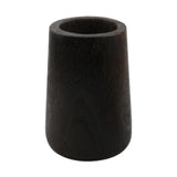 Maxbell Wood Vase Flower Arrangement Holder Ornament Planter for Office Garden Decor Black