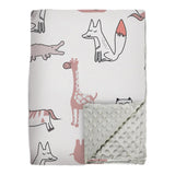 Maxbell Baby Swaddle Blanket Soft Comfortable Bed Blankets for Travel Newborn Babies Giraffe Pattern