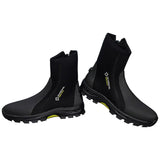 Maxbell Diving Boots Amphibious Water Shoes Professional Cleated Outsole Side Zipper EU 43 to 44