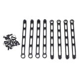 Maxbell 8Pcs Chassis Fixing Rod RC Car Metal Upgrade for 1:12 Scale RC Car MN78 MN82