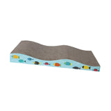 Maxbell Scratching Board for Indoor Cats Sturdy Large Corrugated Board Play Sleeping wave