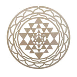 Maxbell 2xSri Yantra Wall Decor Spiritual Gift Sacred Geometry for Zen Meditation Yoga
