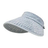 Maxbell Womens Sun Hat Fashion Wide Brim Portable Sports Hat for Party Travel Hiking Light Blue