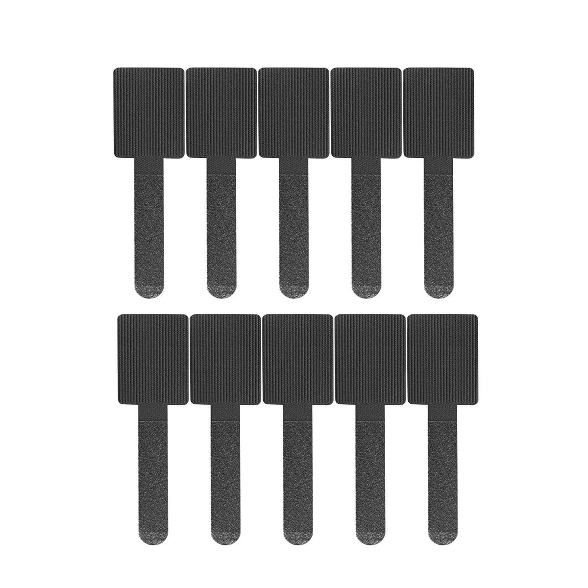 Maxbell 10x Reusable Cable Ties Cord Organizer for Data Centers Home Computer Cables Black