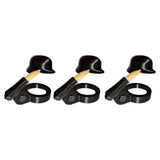 Maxbell 3 Pieces Salute Beer Bottle Helmet Novelty for Camping Themed Party Black