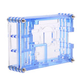 Maxbell 2xClear Case Enclosure Box for Raspberry Pi2 PI3 Model B+ Blue