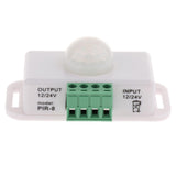 Maxbell Maxbell DC 12V 24V PIR Motion Sensor Switch for LED Light Lamps, LED Strip Lights