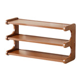 Maxbell Bathroom Countertop Organizer Wooden Display Shelf for Bedroom Bathroom Home L