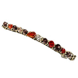 Maxbell 3xHair Accessories Barrette Clips Hairpin Charm Crystal Hairwear  Red