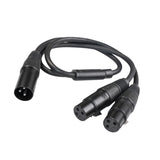 XLR Cable Sturdy Audio Adapter Cable for Sound Cards Players Active Speakers