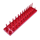 Maxbell Metric Socket Tray Rack Holder Storage Tool Organizer 0.357inch Red - Aladdin Shoppers