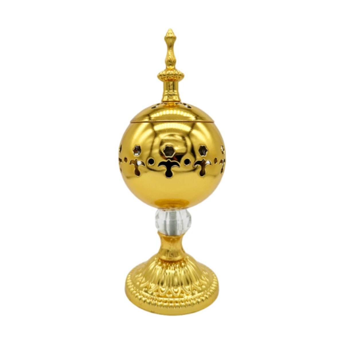 Maxbell Incense Burner Electric Zen Decor Censer Burner for Gift Office Gold