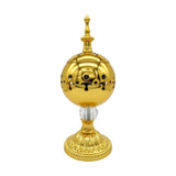 Maxbell Incense Burner Electric Zen Decor Censer Burner for Gift Office Gold