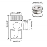 Maxbell Shower Head Diverter Switch Faucet Adapter for Rinsing Fruits Washing Dishes