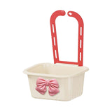 Maxbell Sink Strainer Basket Hanging Basket Kitchen Drain Shelf for Kitchen Bathroom Beige