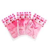 Maxbell Maxbell 3 Pieces Bath Glove Shower Towel Mitt Back Body Scrub Exfoliating  Pink