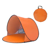 Maxbell Beach Tent Portable Sunshade Waterproof Pop up Tent for Camping Sea BBQ Orange - Aladdin Shoppers