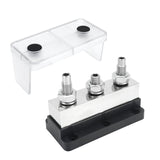 Maxbell Bus Bar Terminal Block Trailer RV Easy Installation Car Accessories 48V 600A Black