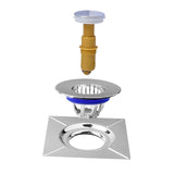 Maxbell Bounce Design Floor Drain Odor Resistant Core Foot Pedal for Bathtub Washing