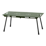 Maxbell Folding Table Ultralight Desk Compact Camping Table for Yard Barbecue Hiking Green