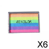 Maxbell 6xBody Painting Washable Face Paint for Festivals Adults Child Club Activities Style A