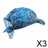 Maxbell 3xSun Shield Hooded Balaclava Bandana Headband Cap Riding Cycling Blue