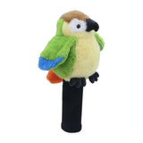 Maxbell Plush Parrot Driver Head Cover Scratch Resistant Present Cute Golf Headcover Blue