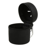 Maxbell Fly Fishing Box Mini Trash Can Zippered Dust Box Bin for Park Picnic Outdoor black