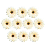 Maxbell 20 Pieces Artificial Gerbera Daisy Flowers Heads for DIY Wedding Decoration
