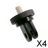 Maxbell 4xCamera Tripod Adapter Accessories 1/4inch Screw Hole for Action Camera Phone