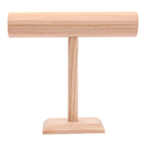 Maxbell Bracelet Holder Rustic Wooden Storage Rack for Hair Ties Scrunchies Business L