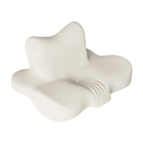 Maxbell Reading Pillow Soft Bed Sitting up Lying Versatile Ergonomic Cervical Pillow Beige