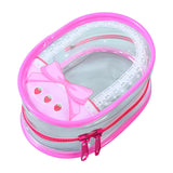 Maxbell Clear Figures Display Bag Fans Showing Off Holder PVC Portable Storage Pouch Without Buckle