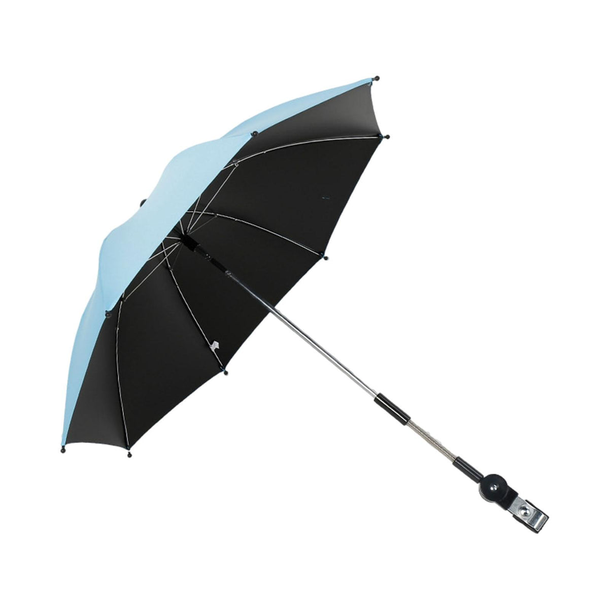 Maxbell Stroller Parasol Convenient Sun Protection for Trolley Beach Chair Pushchair Light Blue