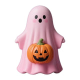 Maxbell Halloween Miniature Pumpkin Figurine Statue for Bookshelf Tabletop Farmhouse Style D
