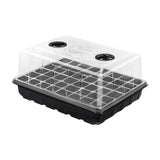 Maxbell Seedling Starting Tray 48 Holes Growing Tray for Wheatgrass Indoor Gardening Black